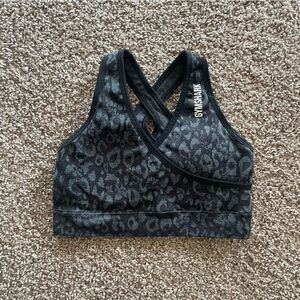 Gymshark Adapt Animal Sports Bra - Black